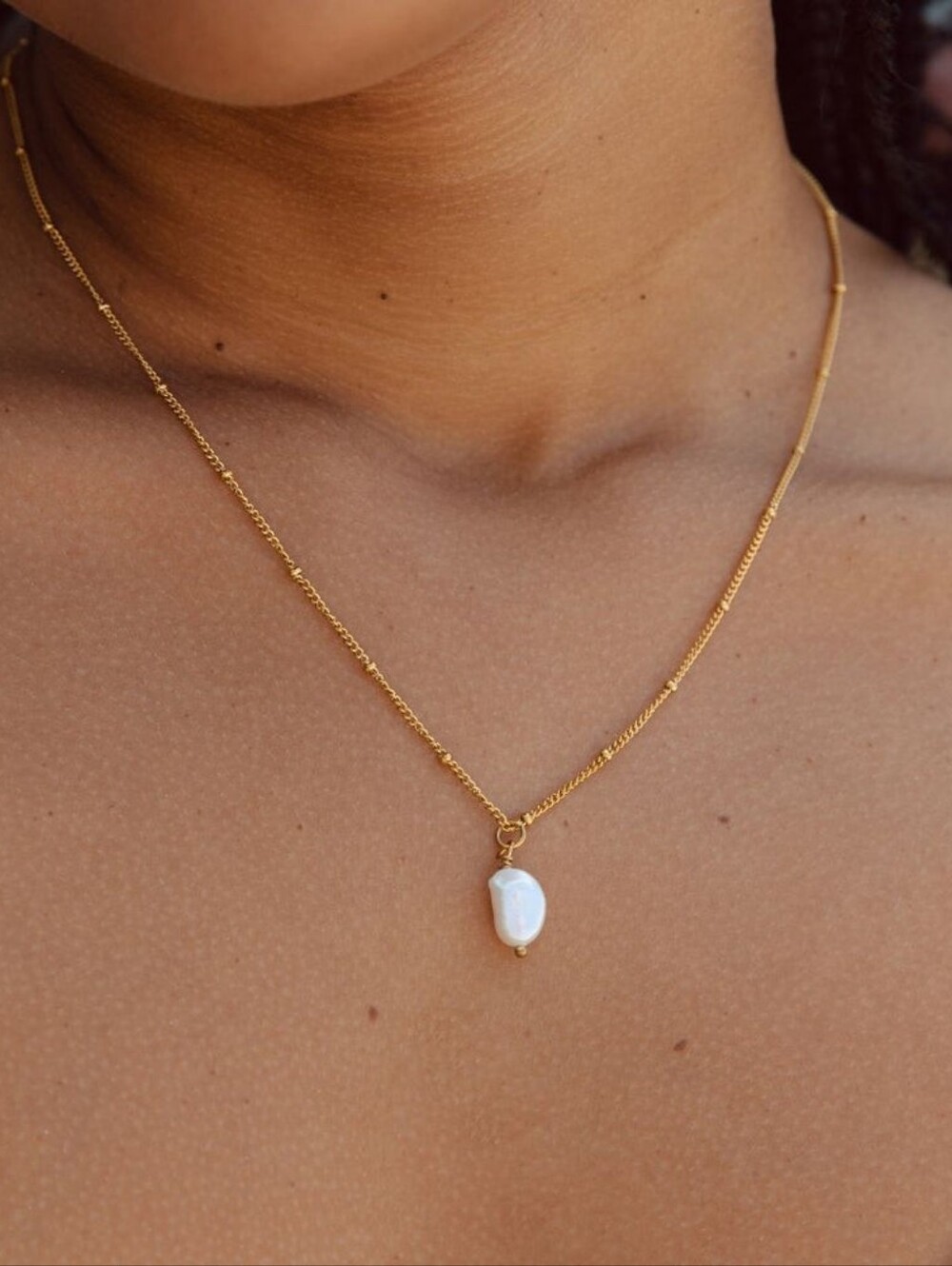NEW Atolea Baroque Pearl Pendant Waterproof Jewlery